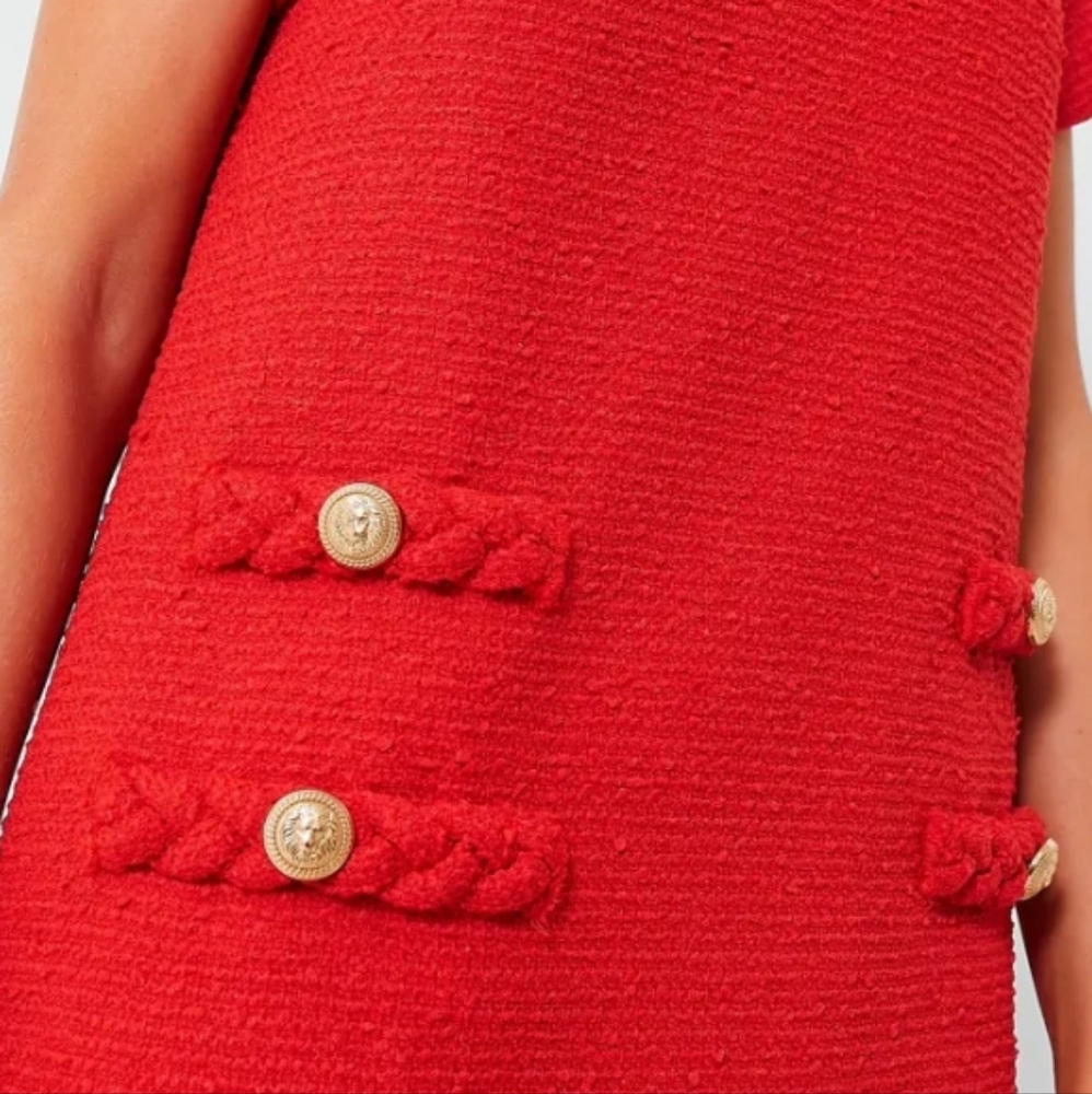 Tuckernuck Red Tweed Jackie Dress - Picture 6 of 7